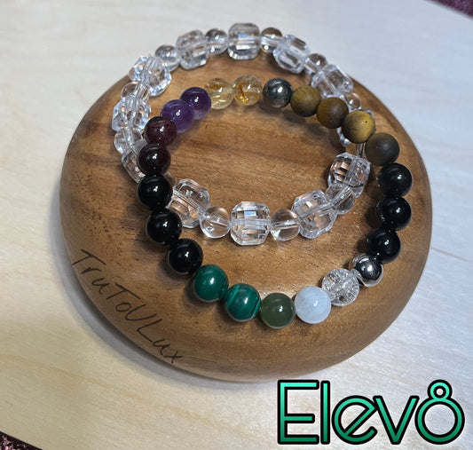 Elev8 - Crystal Stretch Bracelet Set