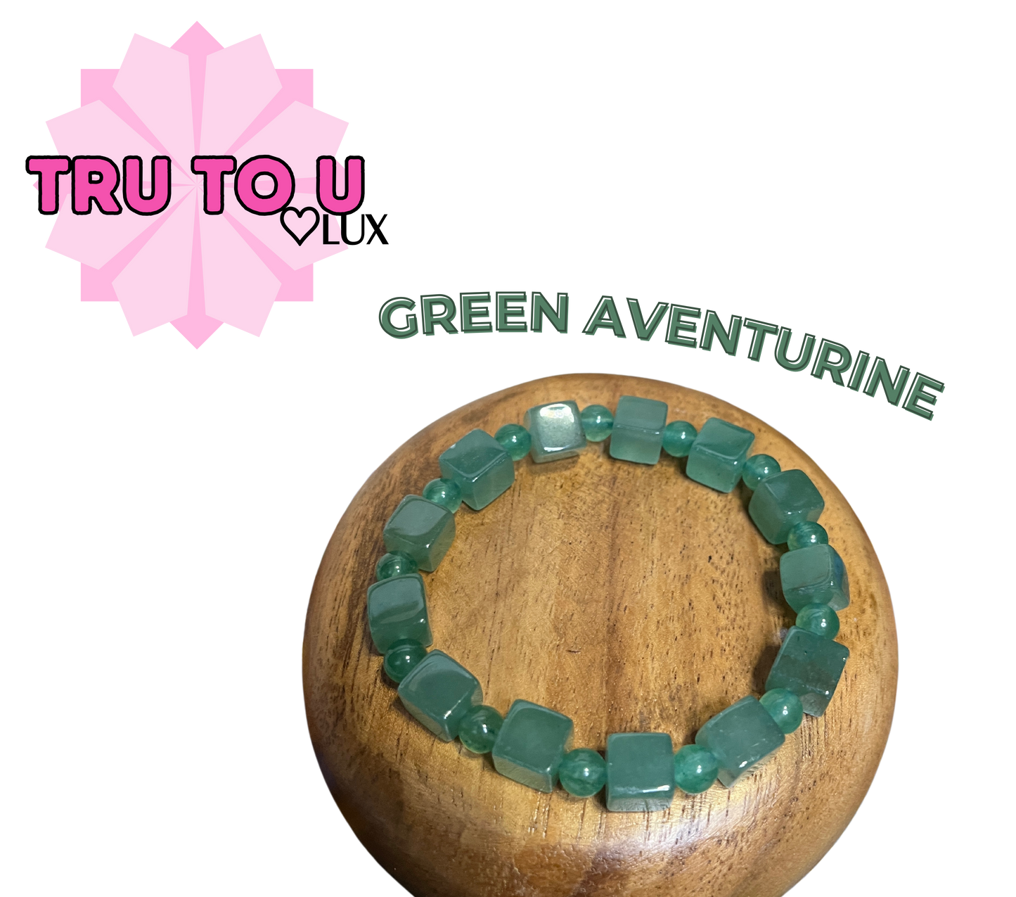 Green Aventurine - Crystal Stretch Bracelet